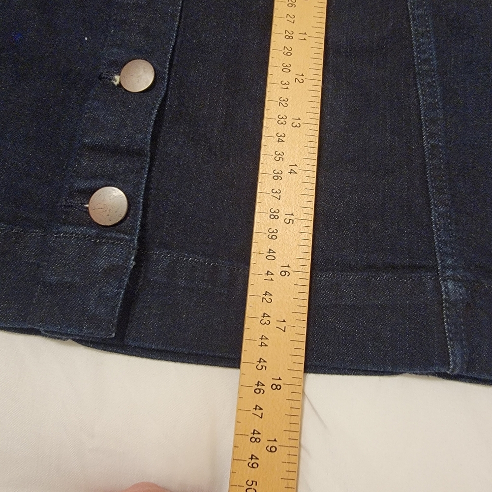 LC Lauren Conrad Denim Short Pocket Skirt Blue Size 14 - Picture 8 of 8
